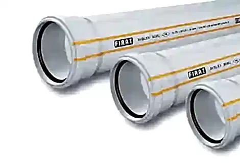 fırat pvc boru atık su sistemleri - fırat pvc dublex boru ve ek parçaları